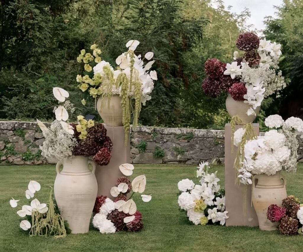 Montaje florales masivo